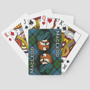 Scottish Clan MacLeod von Harris Tartan Deck Spielkarten