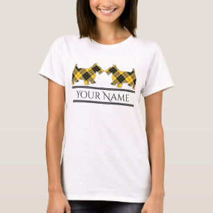 Scottish Clan MacLeod von Lewis Tartan Scottie Dog T-Shirt