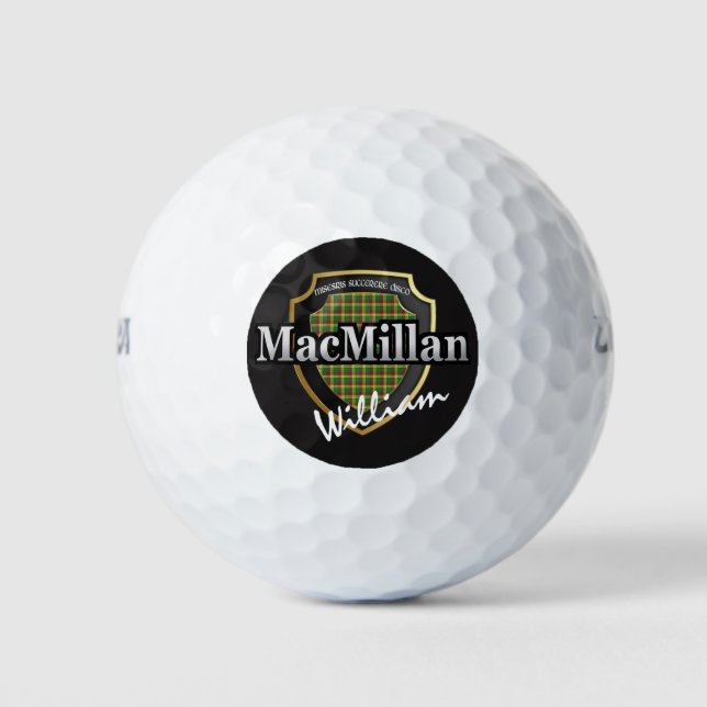 Scottish Clan MacMillan personalize your name Golfball (Vorderseite)