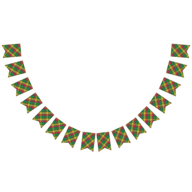 Scottish Clan MacMillan Tartan Wimpelkette (Alle)