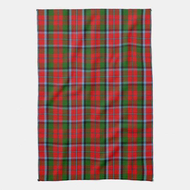 Scottish Clan MacNaughton Tartan Kariert Geschirrtuch (Vertikal)