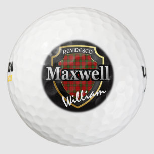 Scottish Clan Maxwell personalisieren Ihren Namen Golfball