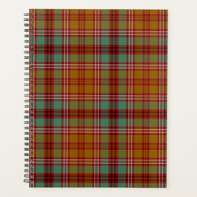 Scottish Clan McCall Tartan Kariert Planer (Vorderseite)