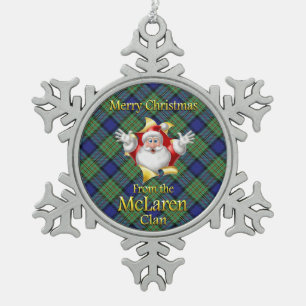 Scottish Clan McLaren Christmas Ornament