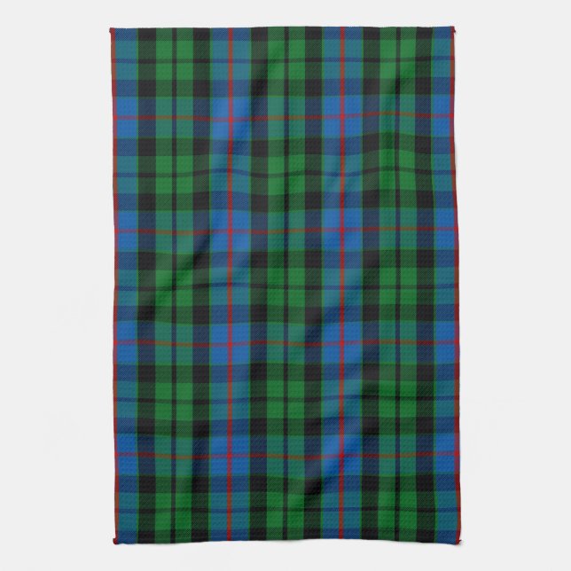 Scottish Clan Morrison Tartan Kariert Geschirrtuch (Vertikal)