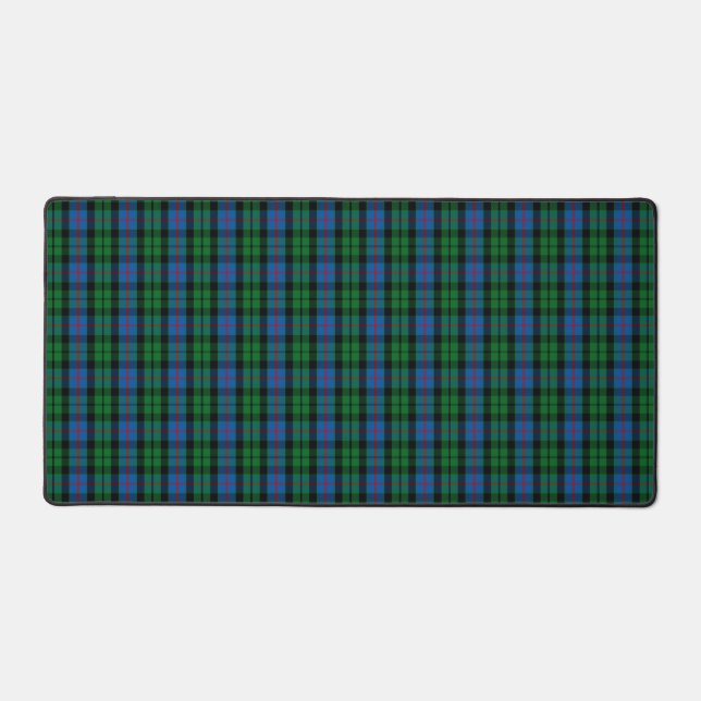 Scottish Clan Morrison Tartan Kariert Schreibtischunterlage (Vorderseite)