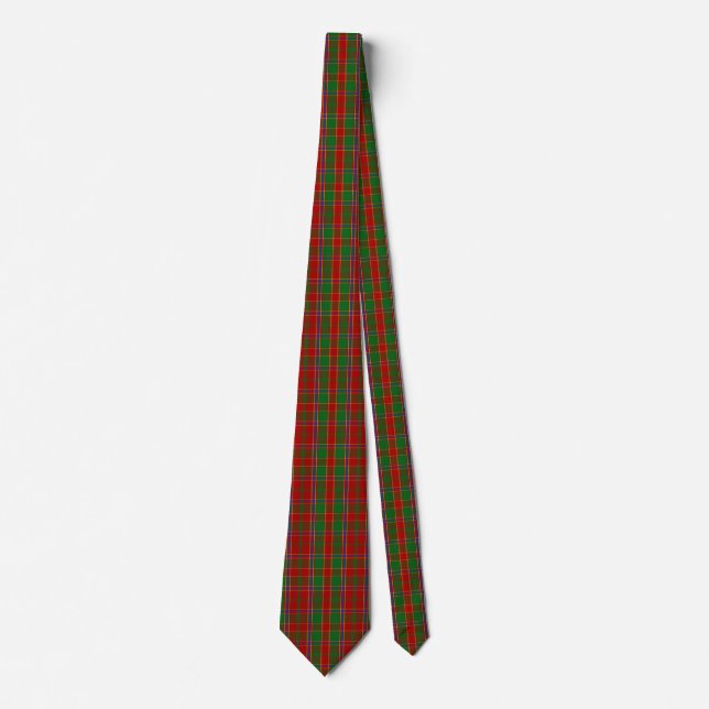 Scottish Clan Munro Tartan Kariert Krawatte (Vorderseite)