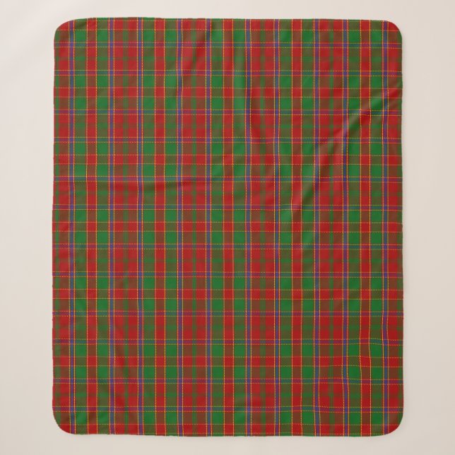Scottish Clan Munro Tartan Kariert Sherpadecke (Vorderseite)