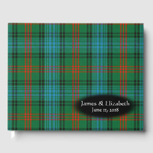 Scottish Clan Ross Tartan Kariert Wedding Gästebuch