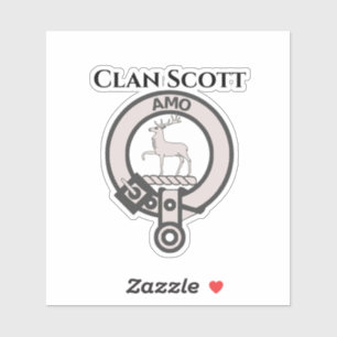 Scottish Clan Scott Wappen Abzeichen Aufkleber