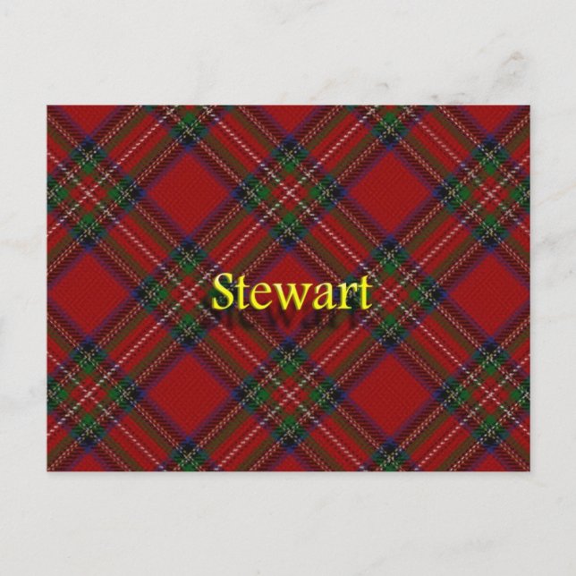 Scottish Clan Stewart Postkarte (Vorderseite)