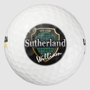 Scottish Clan Sutherland personalisieren Ihren Nam Golfball