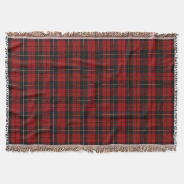 Scottish Clan Wallace Tartan Decke (Vorderseite)