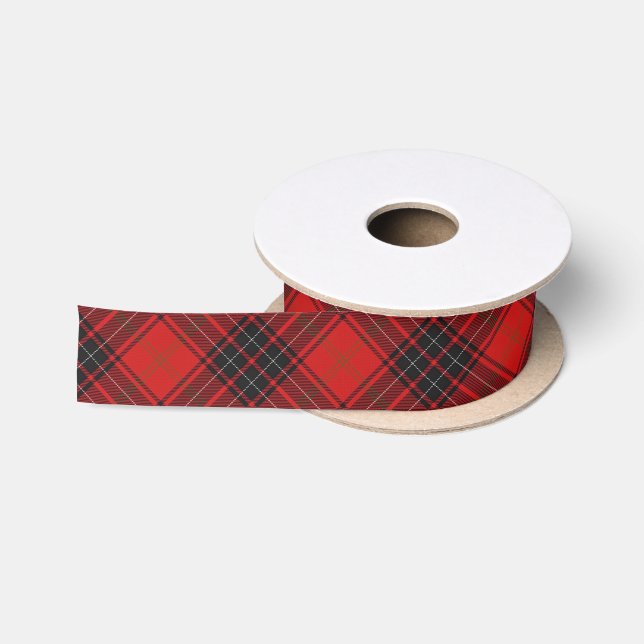 Scottish Clan Wemyss Tartan Satinband (Spule)