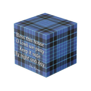 Scottish Clergy Tartan House Blessing Würfel