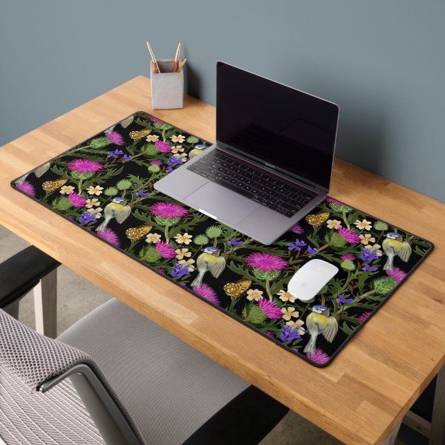 Scottish Cotattcore Thistle Pattern Bath Mat Schreibtischunterlage (Büro 2)