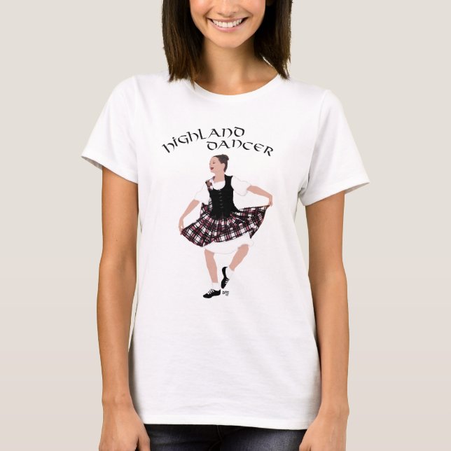 Scottish Country Dancer T-Shirt (Vorderseite)