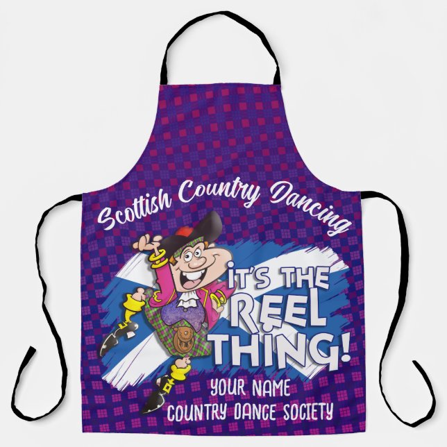 Scottish Country Dancing - Das ist das Elletanz! Schürze (Vorderseite)