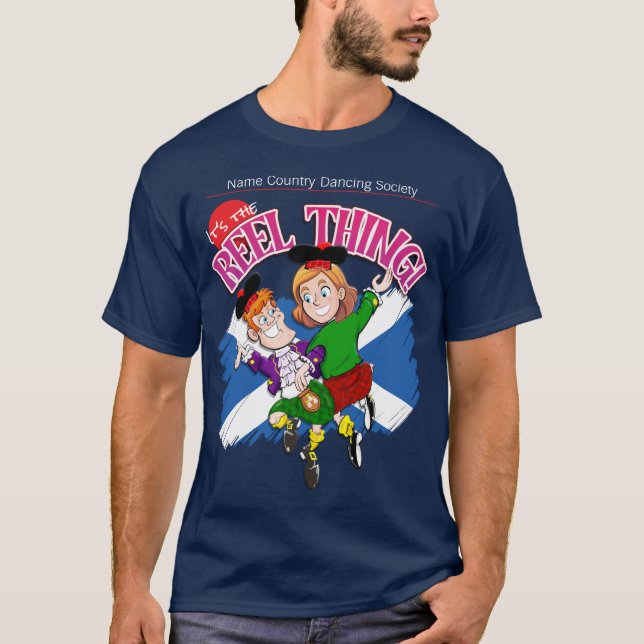 Scottish Country Dancing - Das ist das REEL! T-Shirt (Vorderseite)