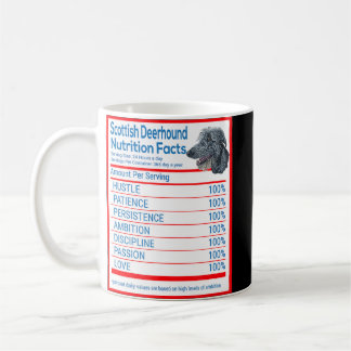 Scottish Deerhound Dog Breed Owner Funny Nutrition Kaffeetasse