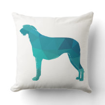 Scottish Deerhound Geometric Pattern Silhouette