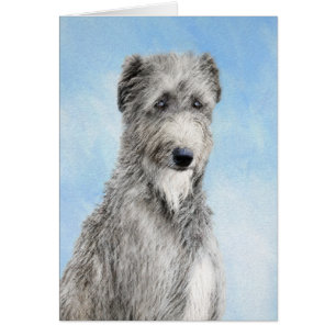 Scottish Deerhound Painting - Niedlich Original Do