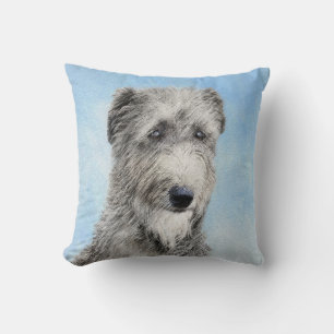 Scottish Deerhound Painting - Niedlich Original Do Kissen