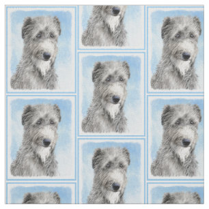 Scottish Deerhound Painting - Niedlich Original Do Stoff