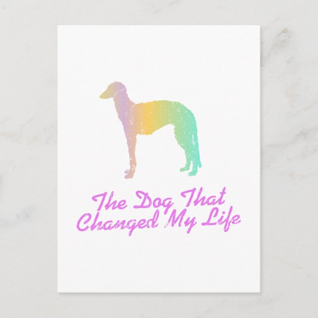Scottish Deerhound Postkarte (Vorderseite)