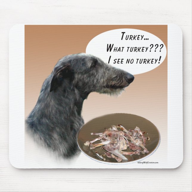Scottish Deerhound Türkei Mousepad (Vorne)