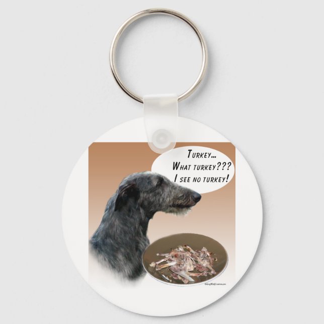 Scottish Deerhound Türkei Schlüsselanhänger (Vorderseite)