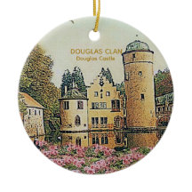 Scottish Douglas Clans Castle Christmas Keepake