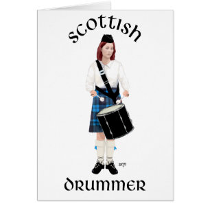 Scottish Drummer - Blue Kilt
