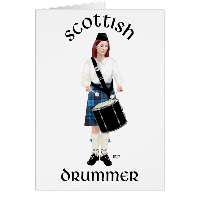 Scottish Drummer - Blue Kilt (Vorne)