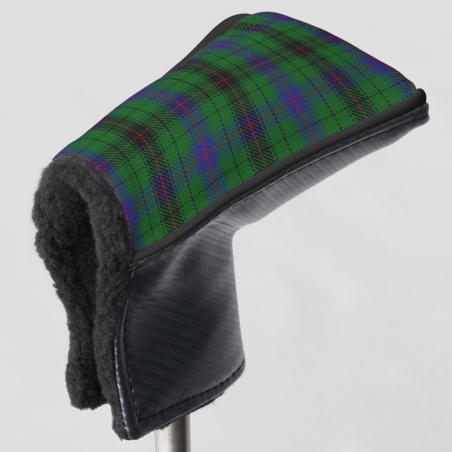 Scottish färbt ClanDavidsonTartan kariert Golf Headcover (3/4 Vorderseite)