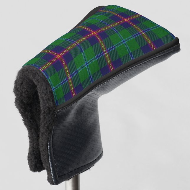 Scottish färbt Clanjungen Tartan kariert Golf Headcover (3/4 Vorderseite)