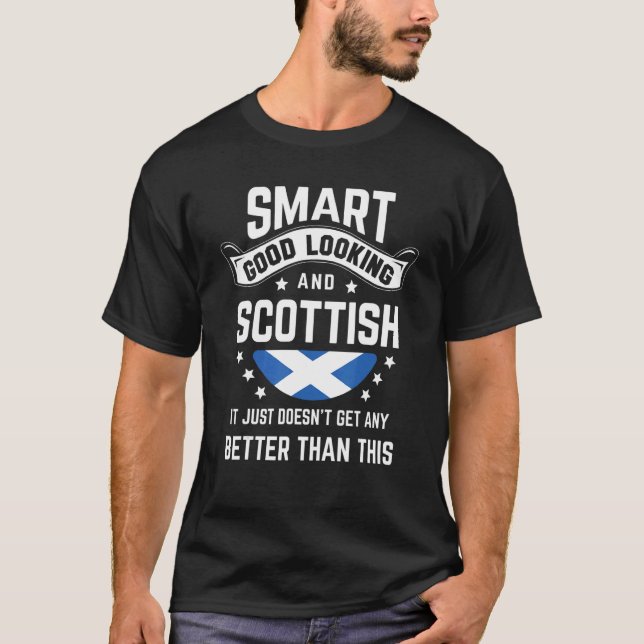 Scottish Flag Native Pride  Scotland Scottish Root T-Shirt (Vorderseite)