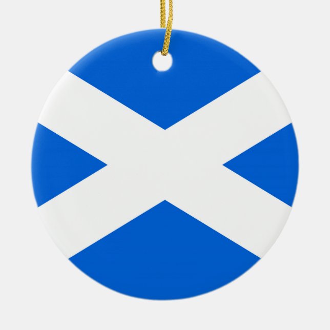 Scottish Flag orncn Keramik Ornament (Vorne)