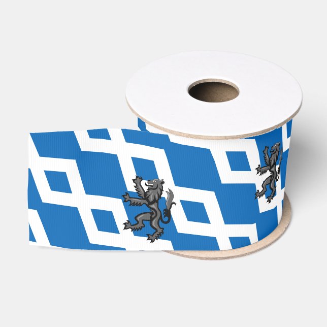 Scottish Flag, Rampant lion - Game Style, Schottla Ripsband (Spule)