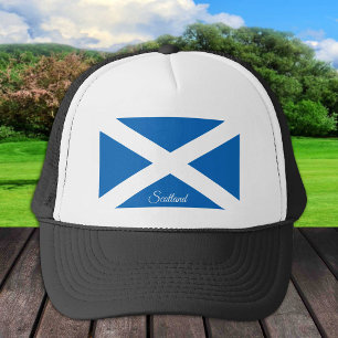 Scottish flag & Scotland - fashion, travel /sports Truckerkappe