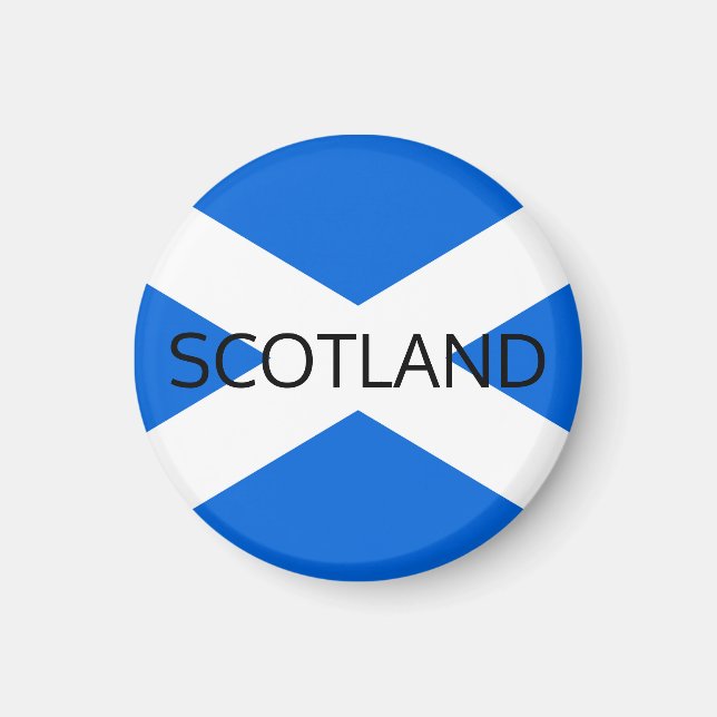 Scottish Flag Scotland Macn Magnet (Vorne)