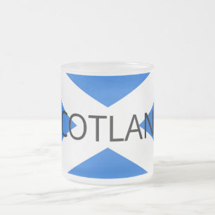 Scottish Flag Scotland Mugcn Mattglastasse