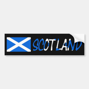 Scottish Flag Scotland Overlay bscent Autoaufkleber