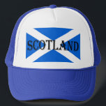 Scottish Flag Scotland thccn Truckerkappe<br><div class="desc">Scottish Flag Scotland Trucker Hat Design © Trinkets and Things 2017 - AHP Design. Alle Rechte vorbehalten. 030417</div>