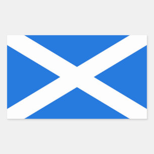 Scottish Flag Stkcc Rechteckiger Aufkleber