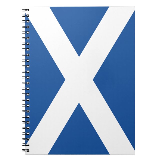 Scottish flagge Scotland Spiralnotebook Journal Notizblock (Vorderseite)