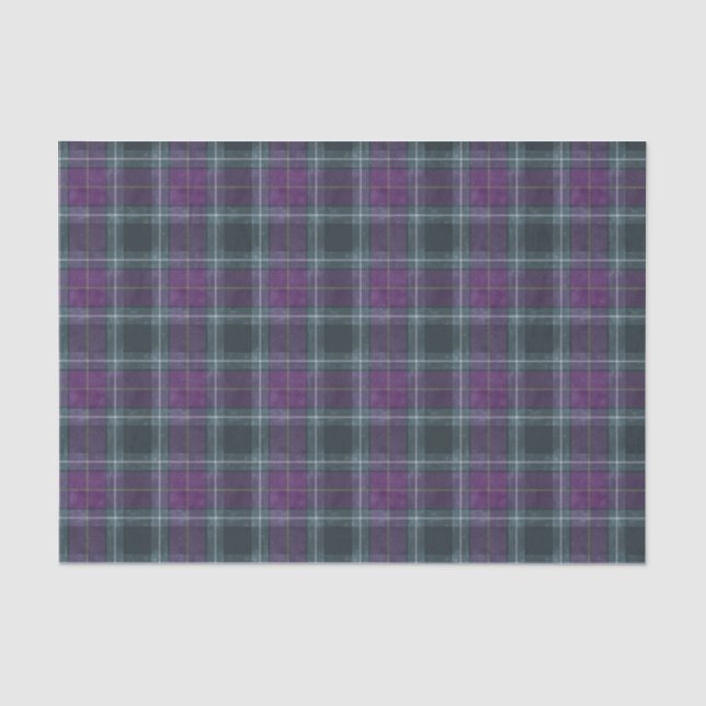 Scottish Floral and Tartan Series Design 26 Seidenpapier (Vorderseite)
