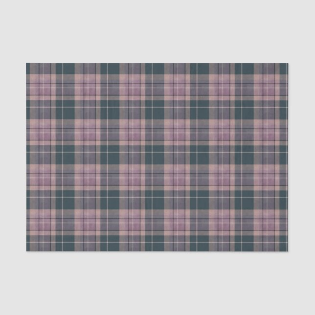 Scottish Floral and Tartan Series Design 35 Seidenpapier (Vorderseite)