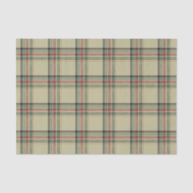 Scottish Floral and Tartan Series Design 36 Seidenpapier (Vorderseite)
