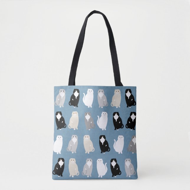 Scottish Fold Allover Tasche (Vorderseite)
